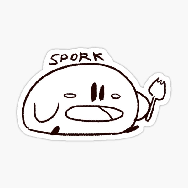 Spork Sticker