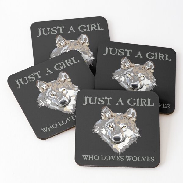 Item preview, just a girl who loves wolves designed and sold by Aramdesing.