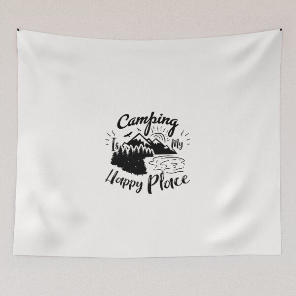 Item preview, Camping Happy Place designed and sold by DR-STORE.