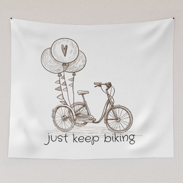 Item preview, just keep biking designed and sold by crazy merchs.