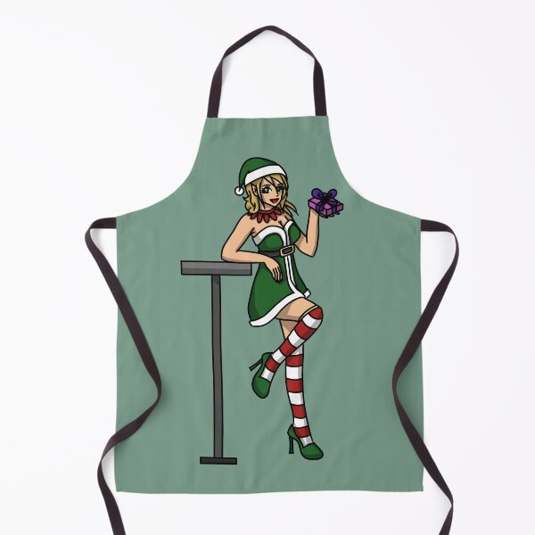 Item preview, Christmas elf showing a gift - sister series designed and sold by HeatherPhn.