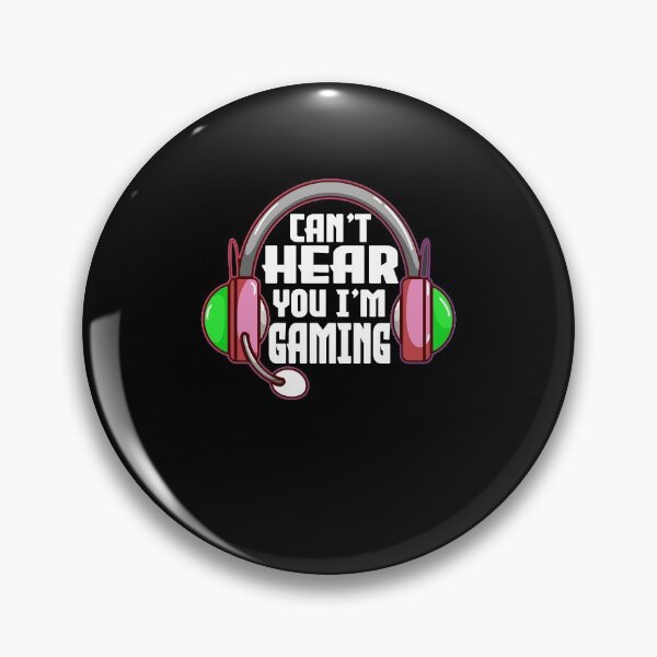 Item preview, Can't Hear You I'm Gaming Funny Vintage Gamer Gift Headset  designed and sold by marcek.