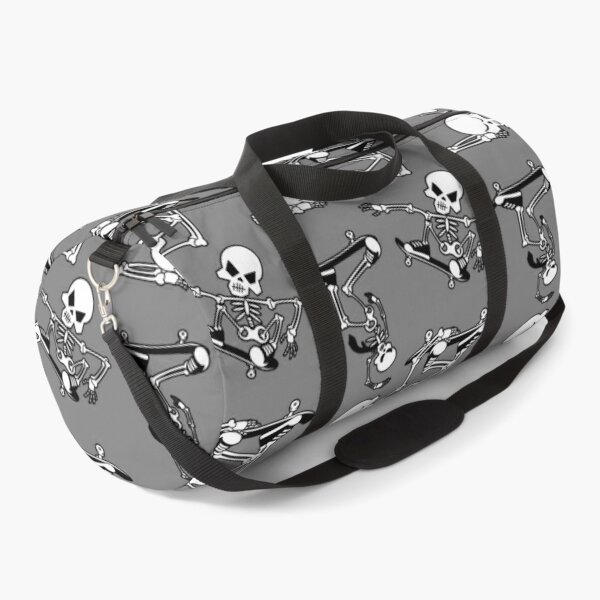Skeleton Zombie Skater Skateboard Pattern Duffle Bag