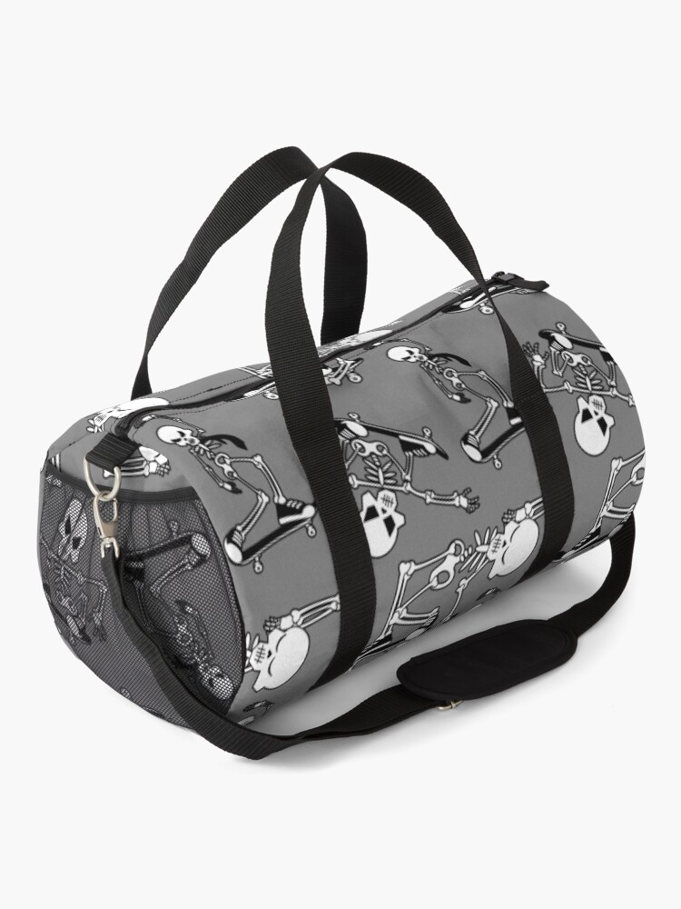 Alternate view of Skeleton Zombie Skater Skateboard Pattern Duffle Bag