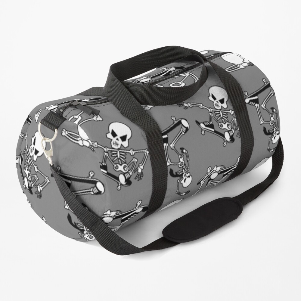 Skeleton Zombie Skater Skateboard Pattern Duffle Bag