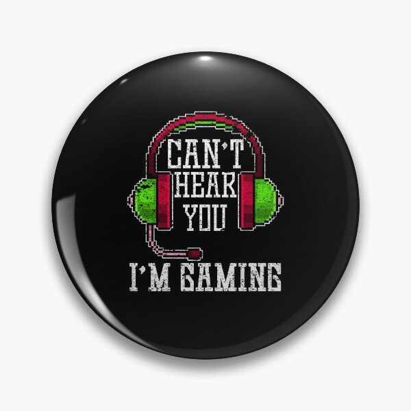 Item preview,  Can't Hear You I'm Gaming Funny Vintage Gamer Gift Headset  designed and sold by marcek.