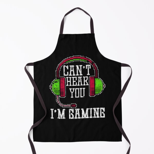 Item preview, Can't Hear You I'm Gaming Funny Vintage Gamer Gift Headset designed and sold by marcek.