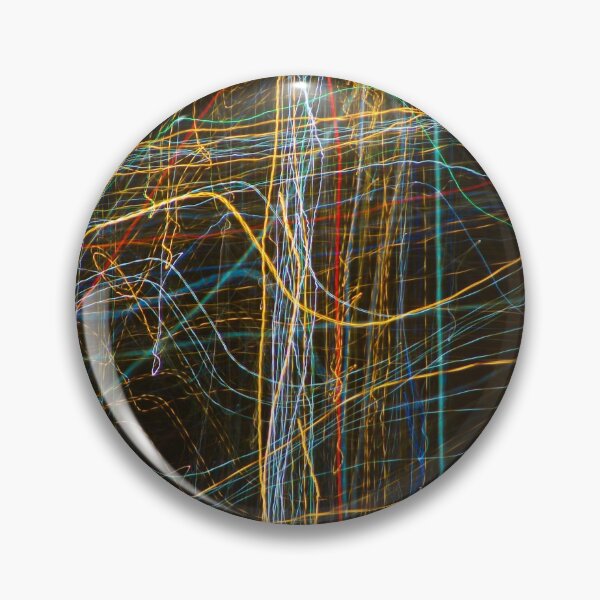 Item preview, Wavy panning photo of city night lights designed and sold by aryabehnam.
