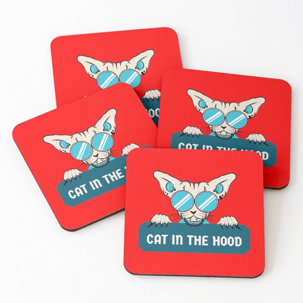 Item preview, Cat In The Hood Funny Design For Cat Lovers Funny Gift designed and sold by wissem-ayedi.