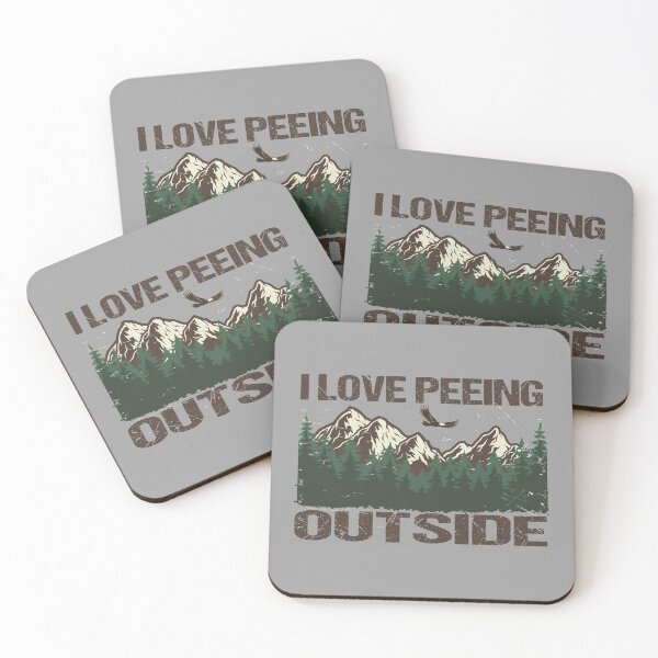 Item preview, I Love Peeing Outside - Camping Hiking Campfire Adventure - Funny Mountain designed and sold by khalilelk.