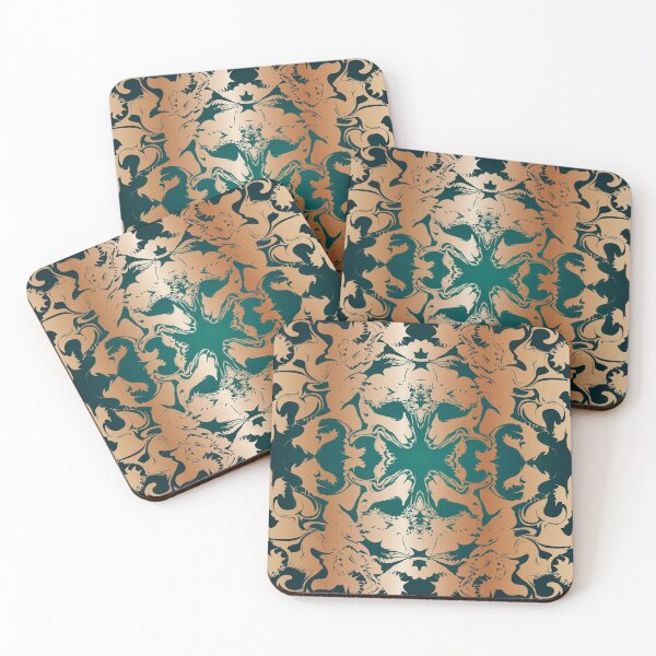 Item preview, Copper Rorschach Test - Kaleidoscope Nr 3 designed and sold by paulatschy.
