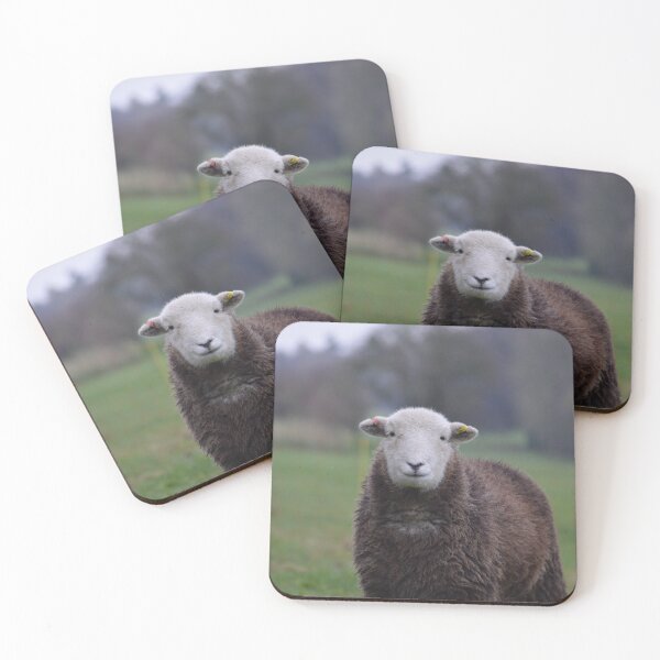 Item preview, cute smiley herdwick sheep designed and sold by ETstickerz.