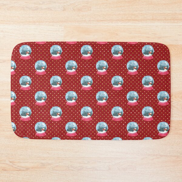 Item preview, Red Snow Globe Winter designed and sold by Color Me F*@k!ng Happy.