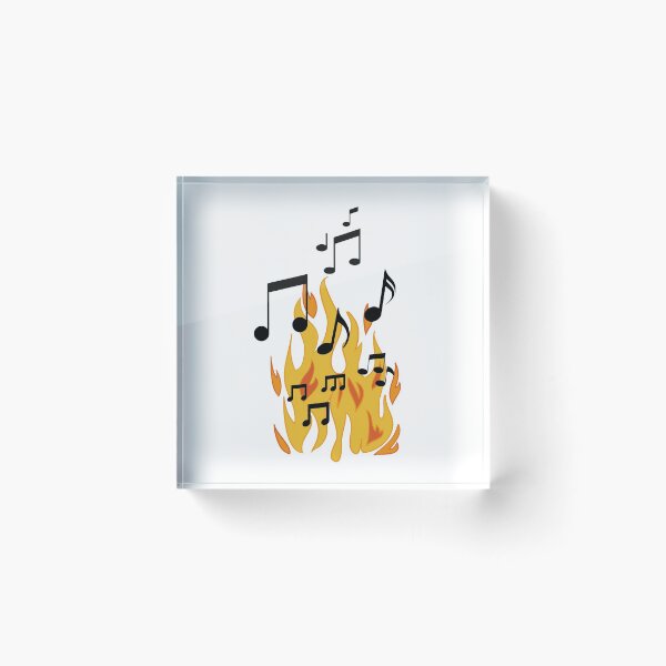 Item preview, Music Note Flames 2 designed and sold by kyds.