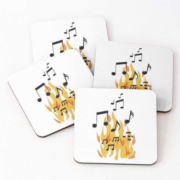 Item preview, Music Note Flames 2 designed and sold by kyds.
