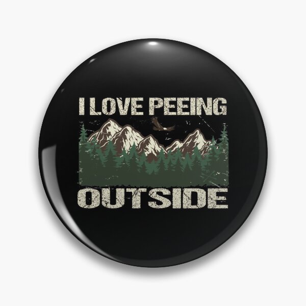 Item preview, I Love Peeing Outside - Camping Hiking Campfire Adventure - Funny Mountain designed and sold by khalilelk.
