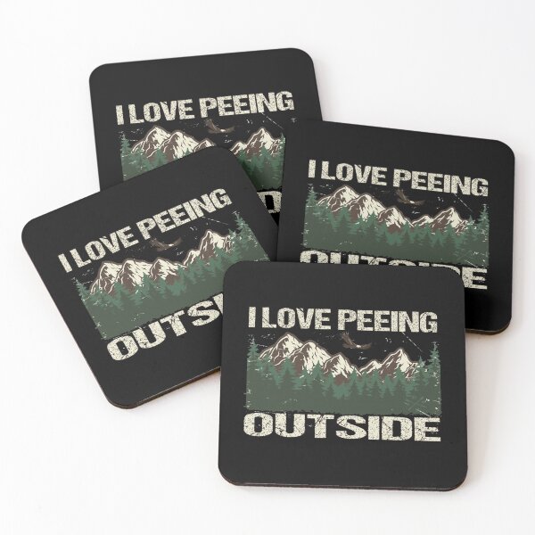 Item preview, I Love Peeing Outside - Camping Hiking Campfire Adventure - Funny Mountain designed and sold by khalilelk.