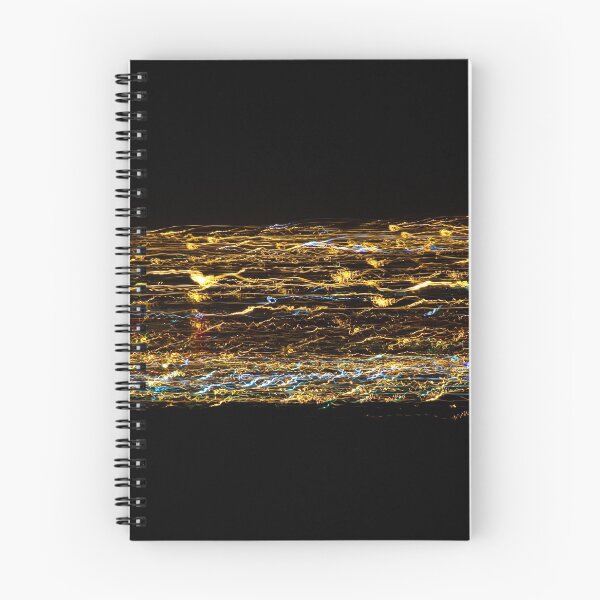Item preview, Wave and star, panning photo of city night lights designed and sold by aryabehnam.