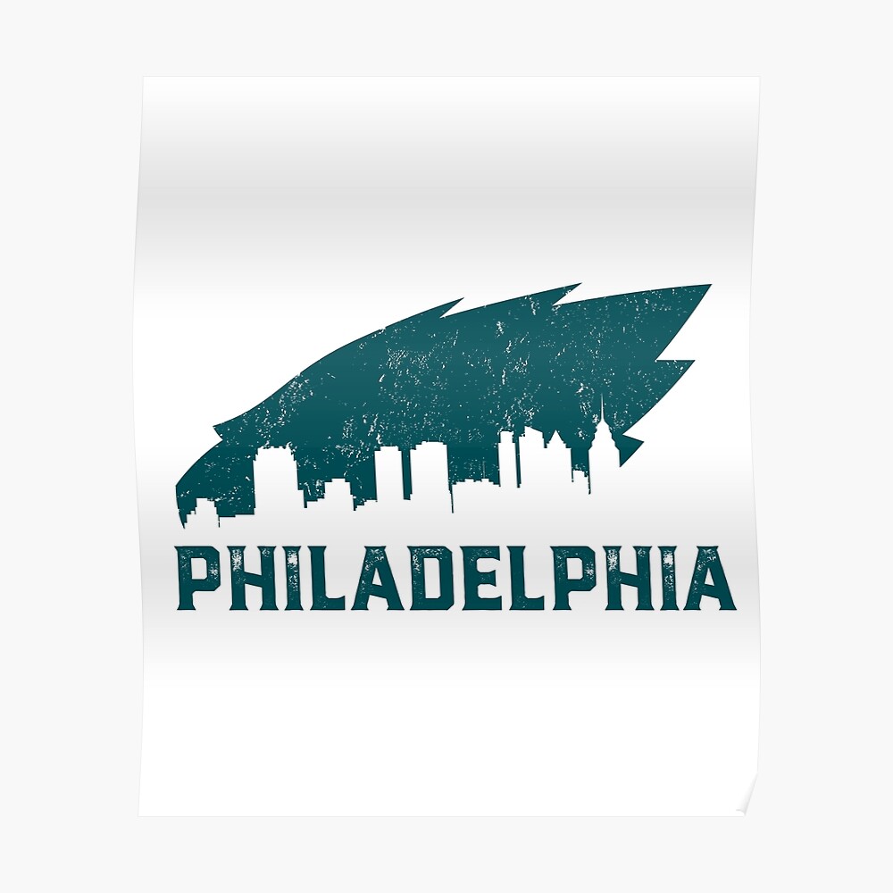 Vintage Philadelphia PA Retro Eagles Football Team Goalline Logo Philly  Sport Gift' Tapestry for Sale by CameronReids