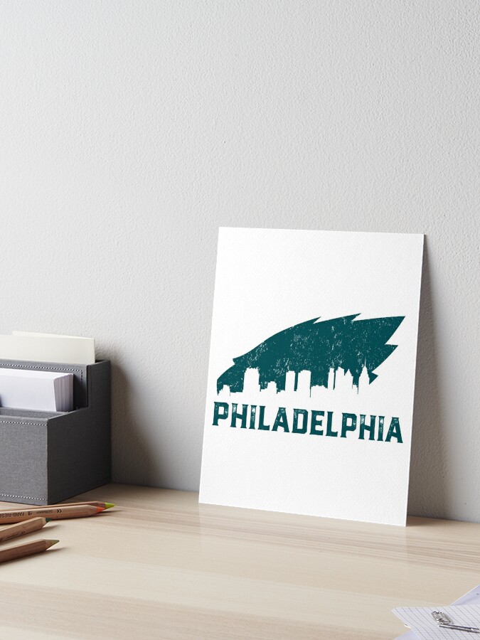 Vintage Philadelphia PA Retro Eagles Football Team Goalline Logo Philly  Sport Gift Sticker for Sale by CameronReids