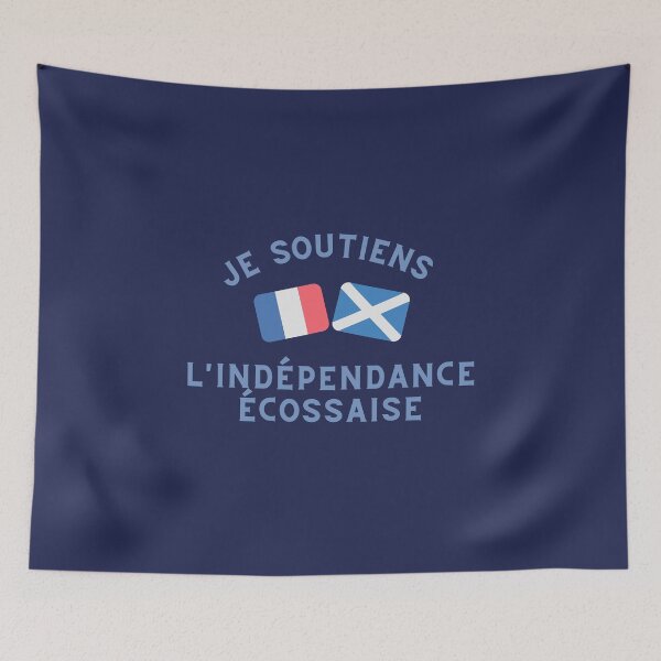 Item preview, Je soutiens l indépendance écossaise - I support scottish independence in french designed and sold by oneredwine.
