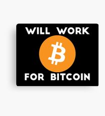 Bitcoin is the future Canvas Print