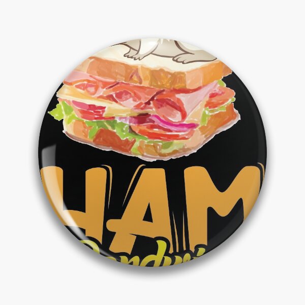 Item preview, Ham sandwich so tasty cute and fluffy designed and sold by Grinover.
