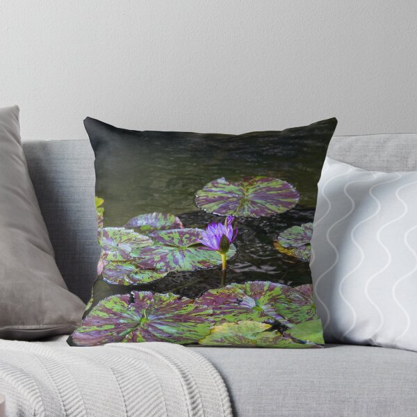 Item preview, Fantabulously Purple - a Splendid Waterlily with Varicoloured Leaves designed and sold by Georgia Mizuleva.