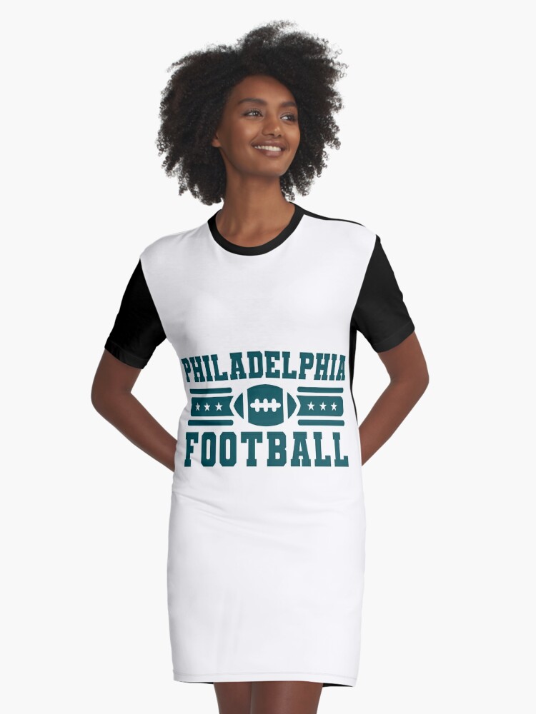 Women's Vintage Philadelphia Eagles Oversized NFL T-Shirt Dress M