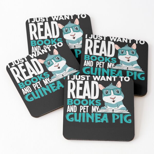 Item preview, I just want to readm books and pet my Guinea Pig designed and sold by Grinover.