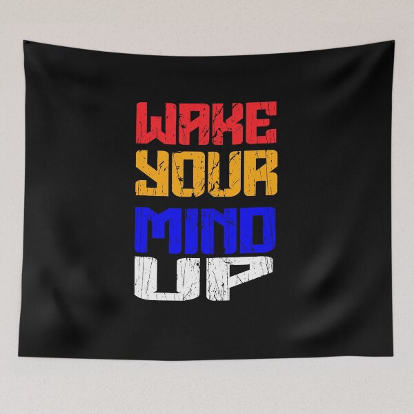 Item preview,  wake your mind up,positive mind designed and sold by ibrastore.