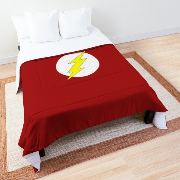 flash superhero bedding