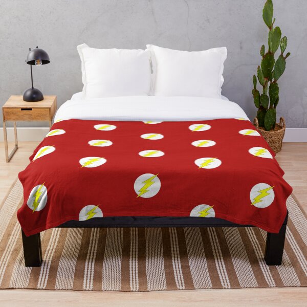 flash superhero Throw Blanket