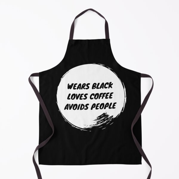 Item preview, Wears black, loves coffee, avoids people designed and sold by curiousque.