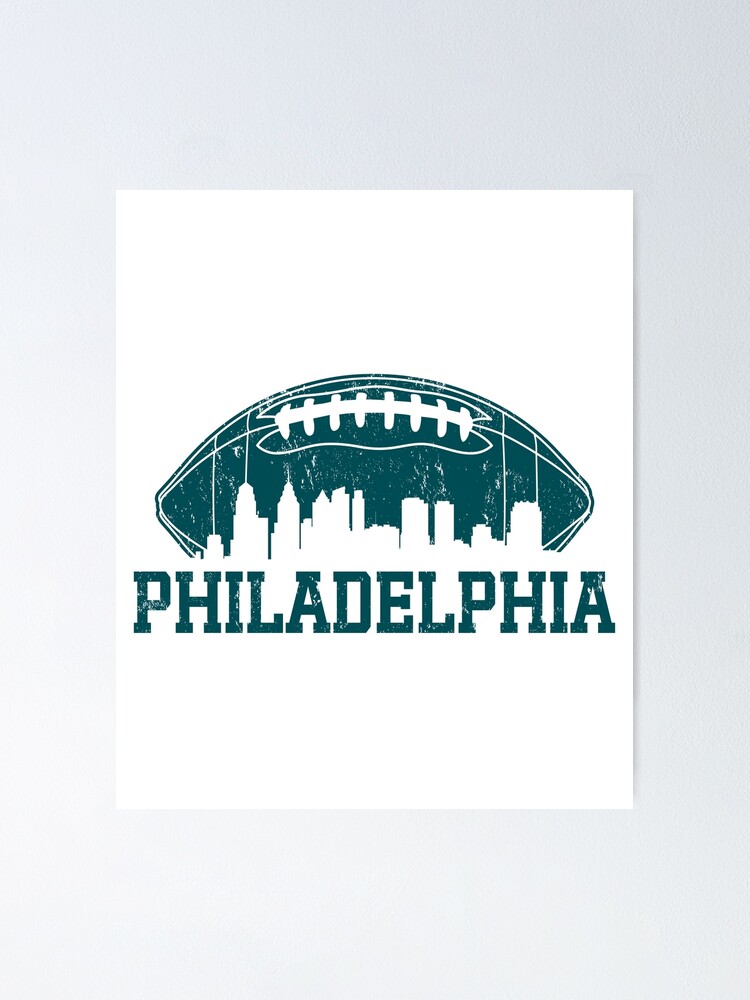 Vintage Retro Philadelphia Football Team Eagles Philly Sport Fan Gift |  Poster