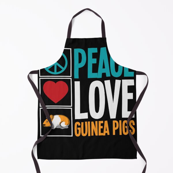 Item preview, Peace Love Guinea Pigs cute fluffy design designed and sold by Grinover.