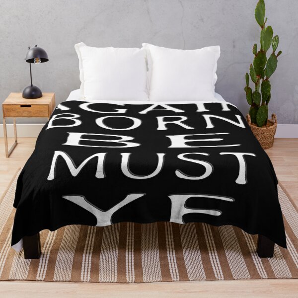 Item preview, YE MUST BE BORN AGAIN - BIBLE VERSE designed and sold by Ralek.