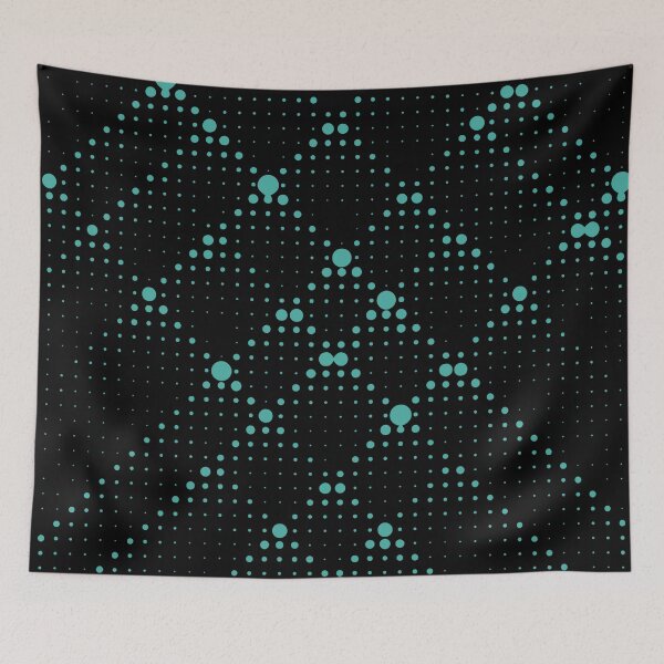 Item preview, Doted in Light Blue and Black Pattern Design 369 designed and sold by Artnigel.