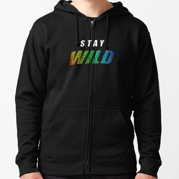 Stay Wild be Free Bleached Sweatshirt - Bold and Curvy