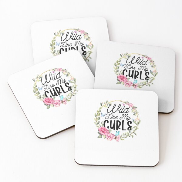 Artikelvorschau, Wild wie meine Locken Curly Haired Funny entworfen und verkauft von DanielleNicolet.