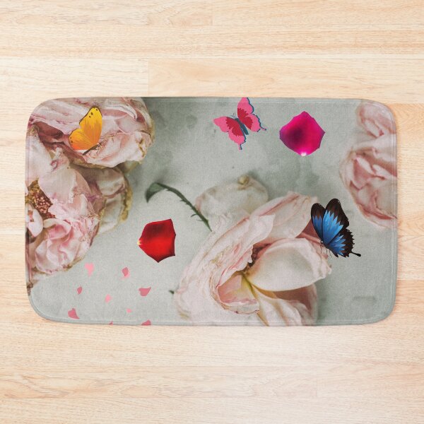 Item preview, flowes and butterflies designed and sold by crissenshop.