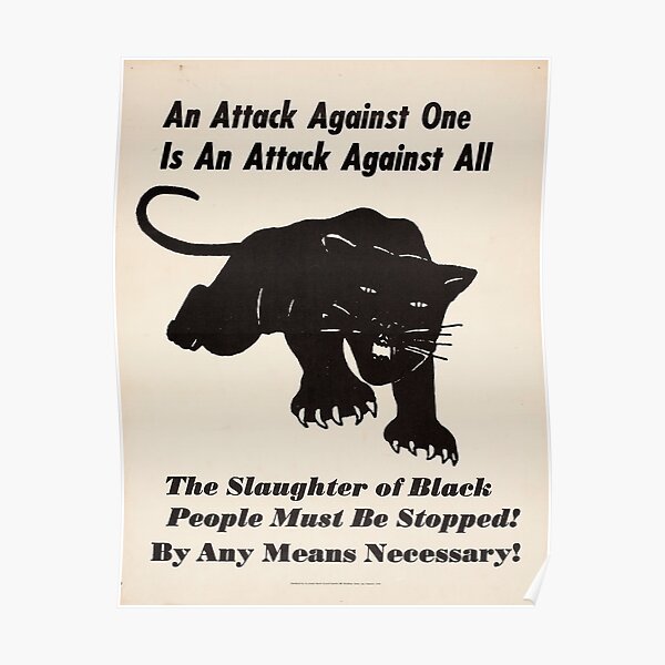 Black panther poster Poster