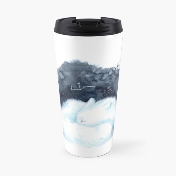 Cosmos Arctic fox Travel Mug