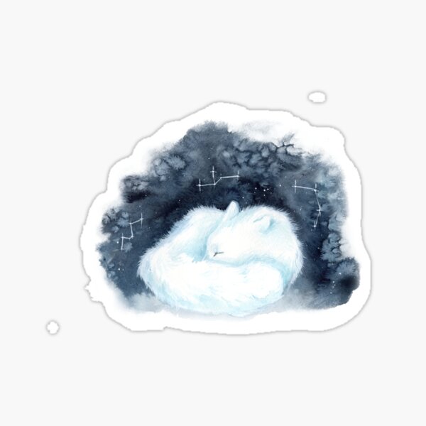 Item preview, Cosmos Arctic fox designed and sold by Threeleaves.