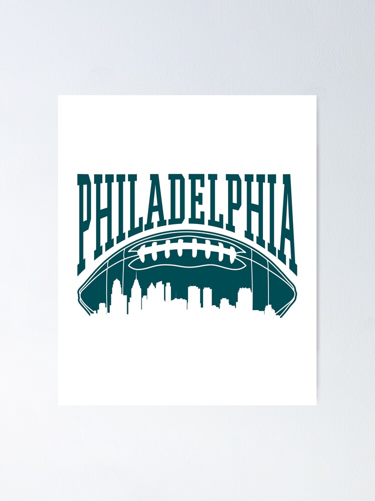 Philadelphia Eagles Since 1933 Vintage Print, Retro Football Poster Fan  Gift For Him