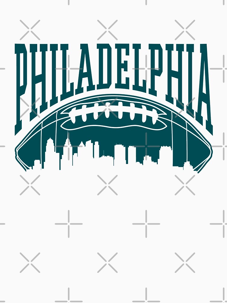 Vintage Philadelphia Football Team Skyline Retro Eagles Philly