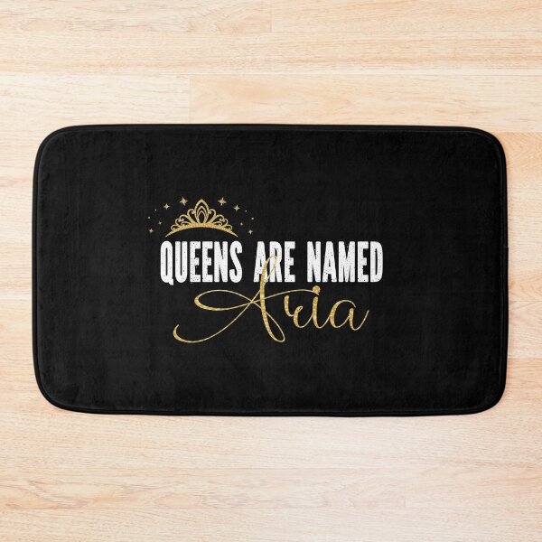 Item preview, Queens Are Named Aria Personalized First Name Girl print designed and sold by Grabitees.