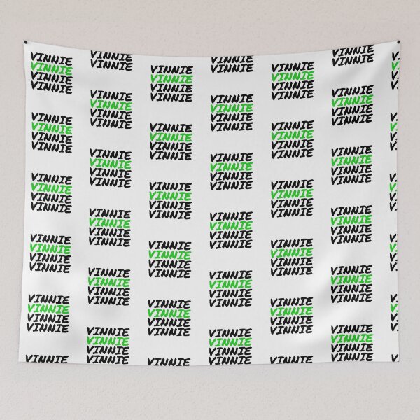 Item preview, Vinnie Hacker repeated name design designed and sold by itstiggydesigns.
