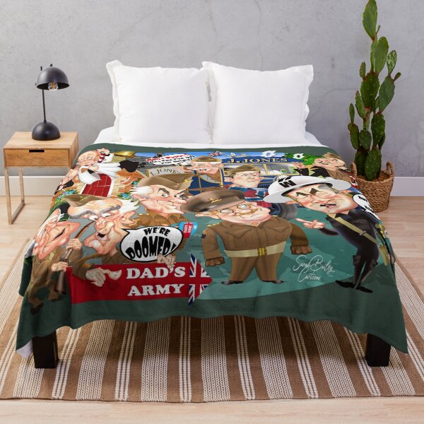 Dads Army Collective Throw Blanket