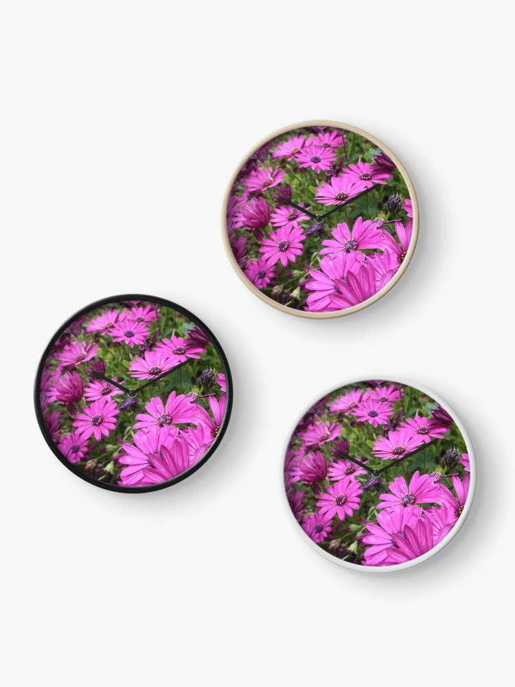 Thumbnail 3 of 4, Clock, Daisies Spring In All Their Splendor designed and sold by taiche.
